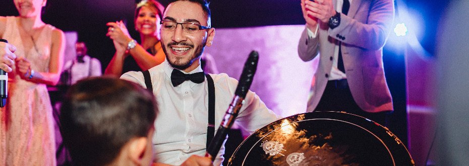 Arabischer dj trommler zaffe hochzeit liveband par
