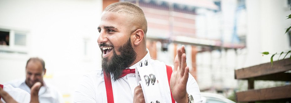 Mit dem richtigen beat der entsprechenden musik un